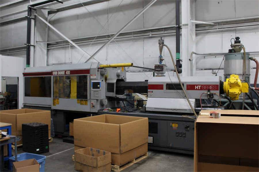 Picture of injectin molding machine located at ATP